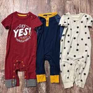 Cat & Jack | Bundle of Three Bodysuit Outfits, 3-6 Months